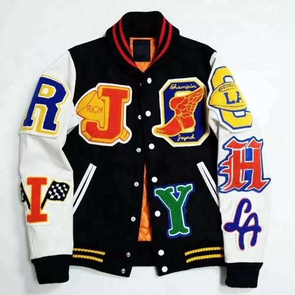 OEM Chenille Embroidery Patch Custom Varsity Letterman Baseball Jacket