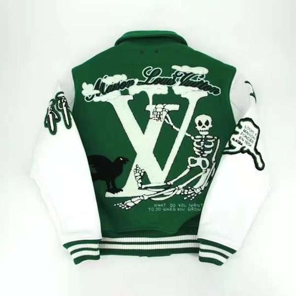 OEM Chenille Embroidery Patch Custom Varsity Letterman Baseball Jacket - Image 3