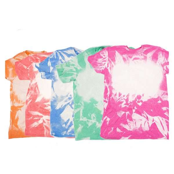 Polyester Blank Bleached T Shirts for Sublimation