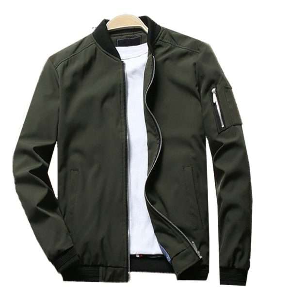 Windproof Flight Bomber Jacket Men - Image 2