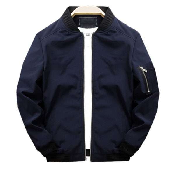 Windproof Flight Bomber Jacket Men - Image 3