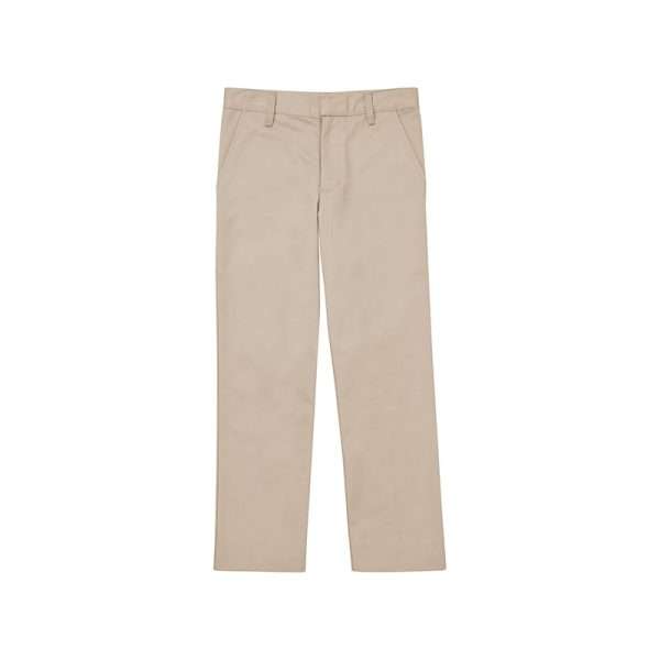 School Uniform Children Twill Flat Front School Pants - Image 2