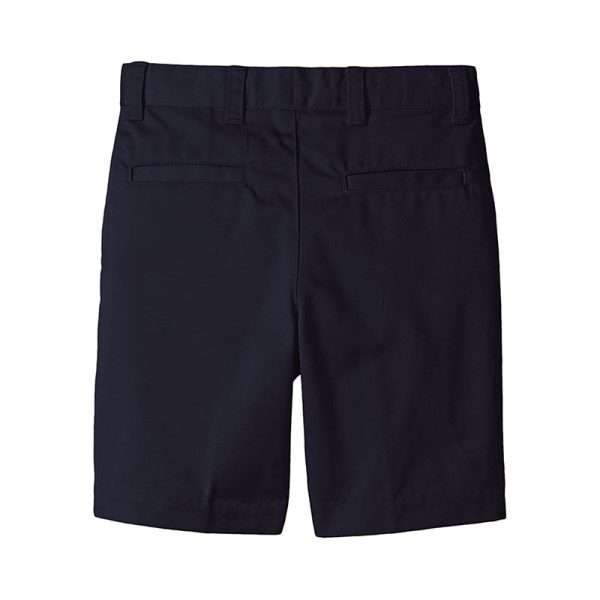 Classroom Flat Front Activities School Uniform Twill Boys Woven Shorts - Image 4