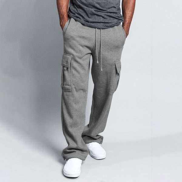 Fleece Heavyweight Cargo Sweat Pants - Image 2