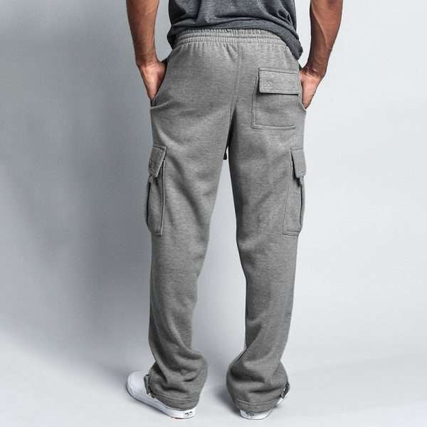 Fleece Heavyweight Cargo Sweat Pants - Image 3