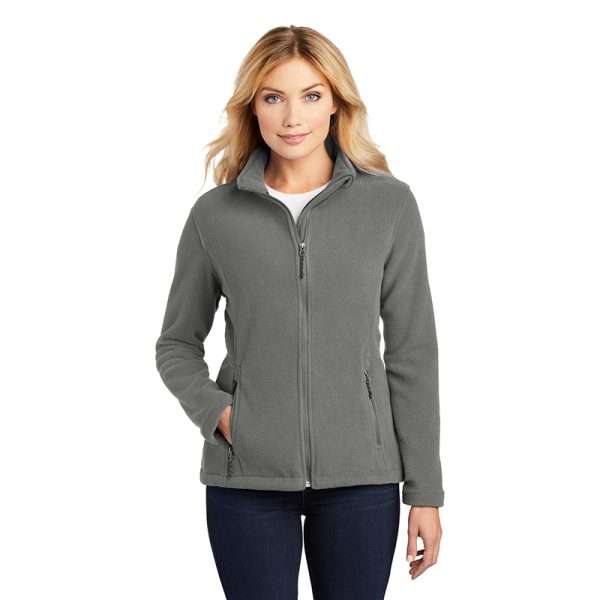 Women Full Zip Polar Fleece Nurse Scrub Jackets Uniform - Image 3