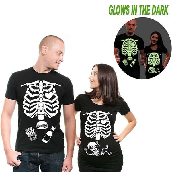 Luminous Halloween Glow In The Dark Tee Shirts