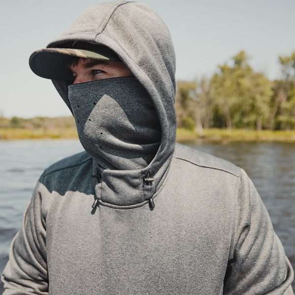 Waterproof UV Upf 50 Hooded Fishing Hoodie With Face Maskes