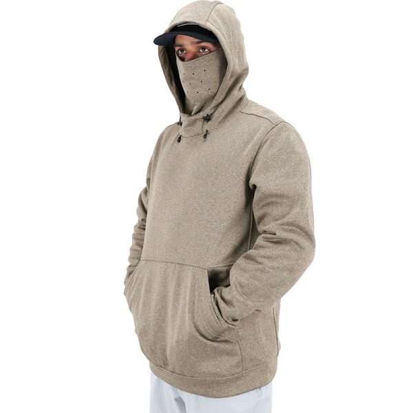 Waterproof UV Upf 50 Hooded Fishing Hoodie With Face Maskes - Image 2