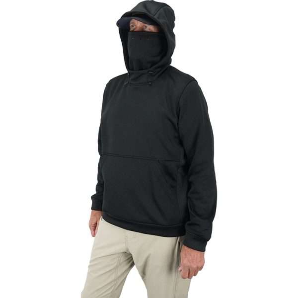 Waterproof UV Upf 50 Hooded Fishing Hoodie With Face Maskes - Image 3