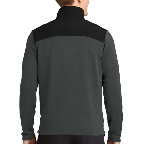 Company Staff Uniforms Color Block Fleece Jacket Men - Image 2