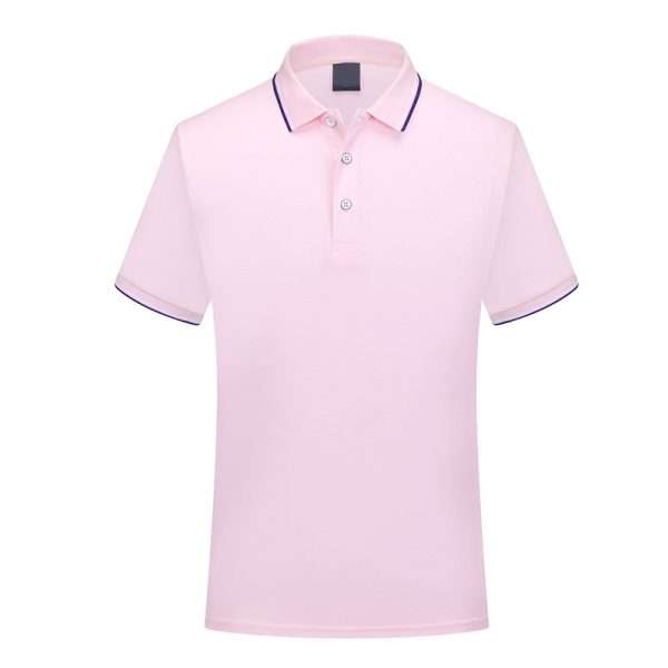 Custom Logo Work Wear Stripe Sleeve Polo Shirts - Image 4