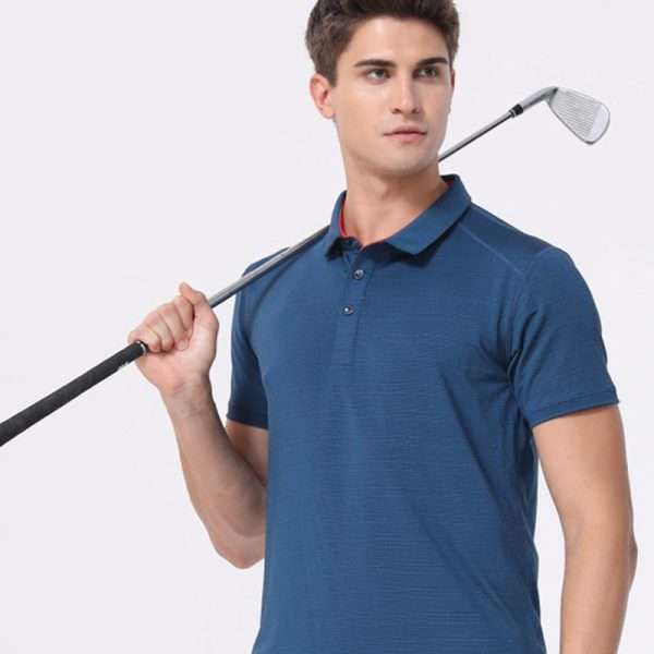 Polyester Spandex Golf Polo Shirts