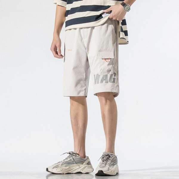 Screen Printing Casual Sports Shorts For Man - Image 3