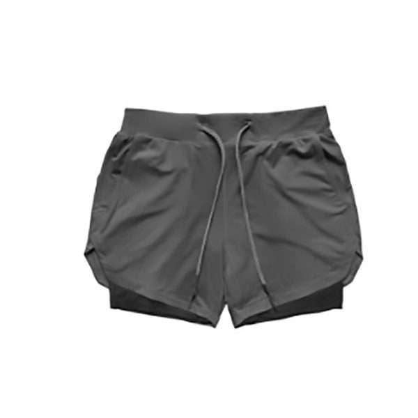 Camouflage Two Layer Athletic Fitness 2 in 1 Hot Shorts - Image 4