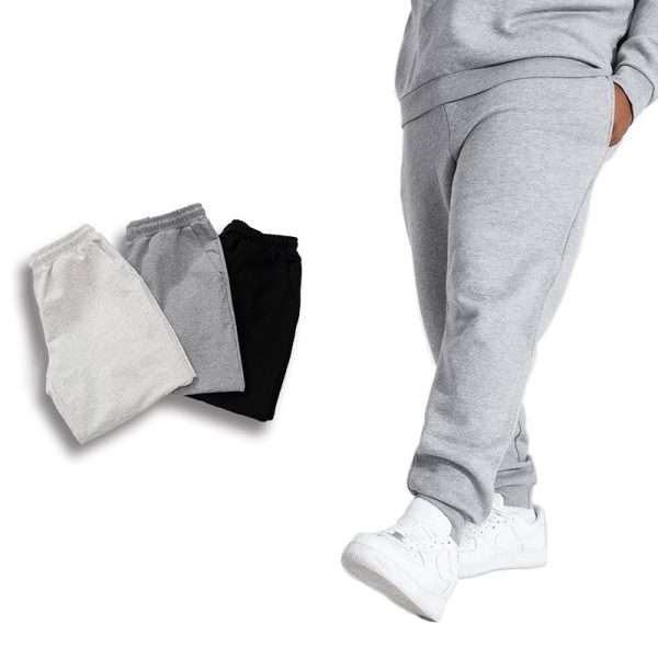 5X Plus Size Stacked Jogger Sweatpants