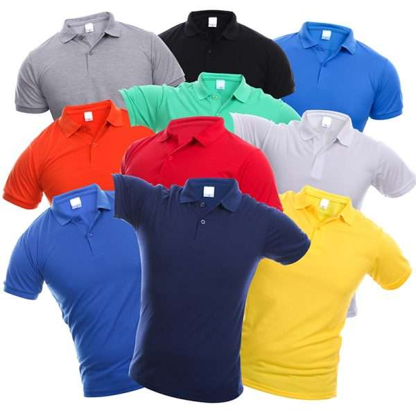 Embroidery Logo Cotton Polyester Men Sports Polo Shirts