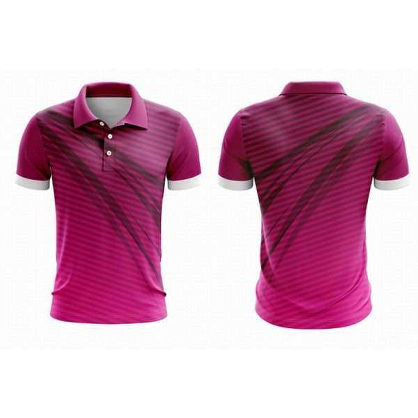 Work Polyester Uniforms Full Printing Men Custom Sublimation Polo Shirts - Image 2