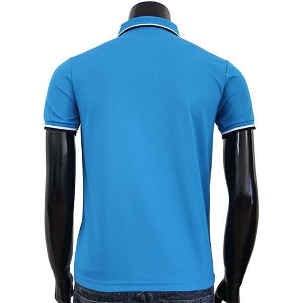 Polyester 1/4 Zipper Neck Polo T Shirts With Pocket - Image 2