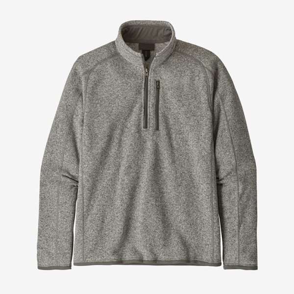 Heather Grey Golf Quarter Zip Sweater Fleece Jacket