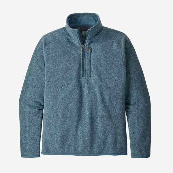 Heather Grey Golf Quarter Zip Sweater Fleece Jacket - Image 3