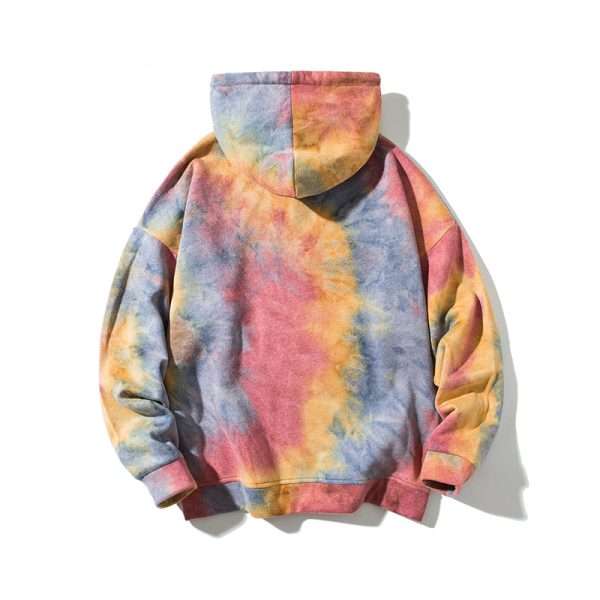 Rainbow Tie Dye Hoodie - Image 2