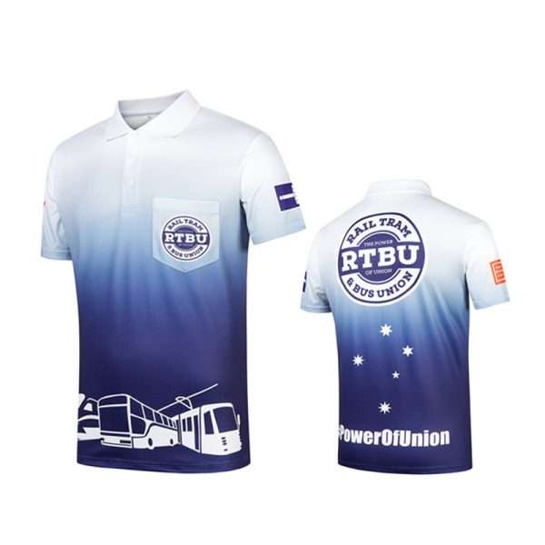 Digital Full Print Sublimation Polo T Shirt