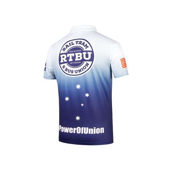 Digital Full Print Sublimation Polo T Shirt - Image 2