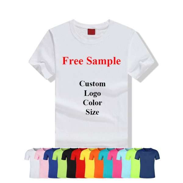 Blank White Cotton Custom T Shirt